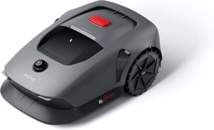 MOVA 600 Kit mit 81 Messern, kabelloser Mähroboter, 360°-3D-LiDAR-Kartierung bis zu 800 m², intelligente Hindernisvermeidung, App-Steuerung, U-förmiges Schnittmuster, Sicherheitswarnungen.